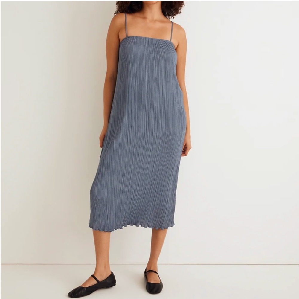 Madewell the Goldie Plisse dress